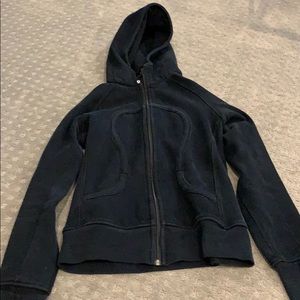Lululemon black zip up sweatshirt